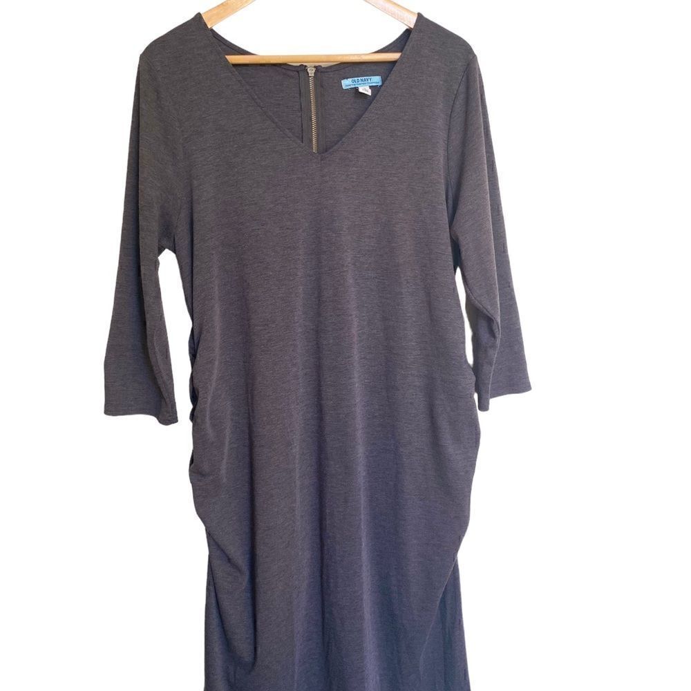 Old Navy Maternity Dress Exposed Back Zipper Size XL